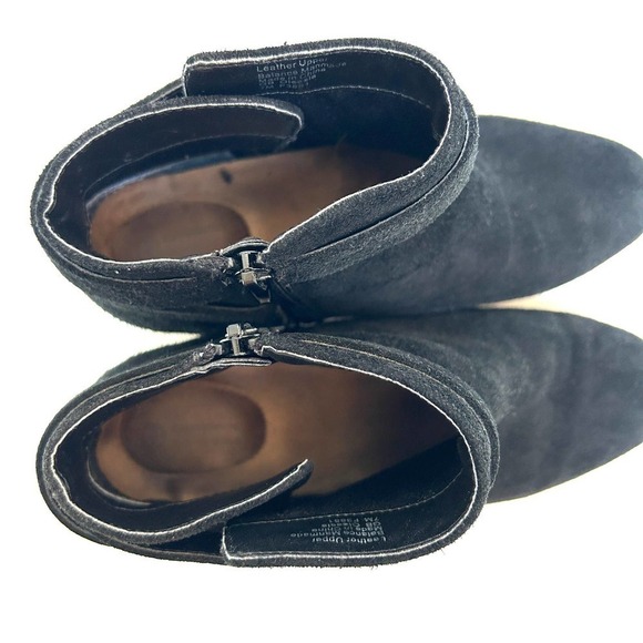 Giani Bernini Ankle Oleesia Suede Leather Black Boot Bootie, Size 7 - Picture 11 of 11